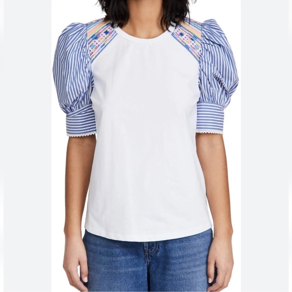 Tanya Taylor Maddie Puff Sleeve Size L